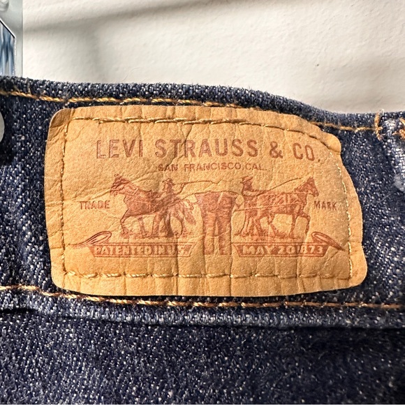 Levi’s 515 Bootcut ladies dark wash denim jeans size 10 L/C - Picture 5 of 7